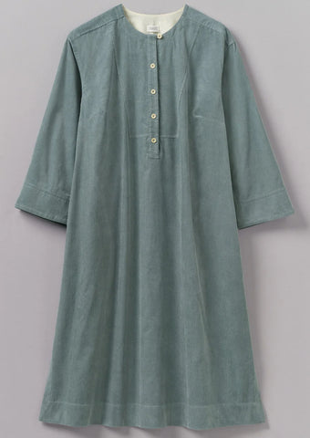 Toast | Organic cord tunic dress | Dusty Blue