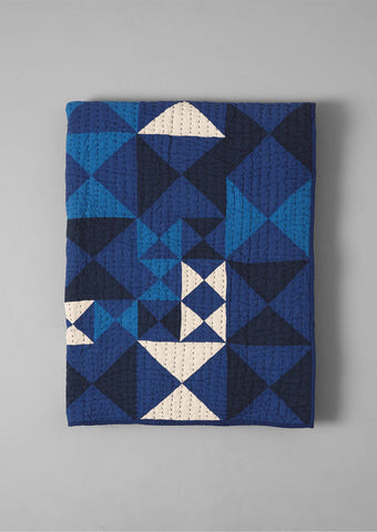 Toast | Kite Patchwork Quilt | Blue Multi