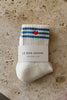 Le Bon Shoppe | Embroidered Girlfriend Socks | Ivory and Heart