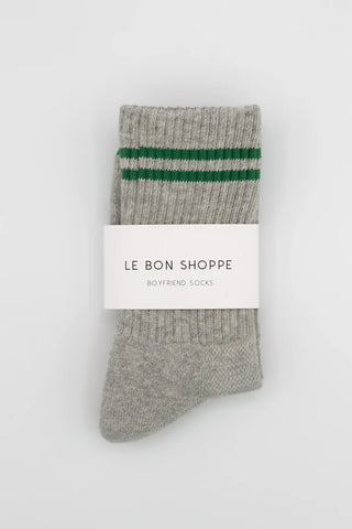 Le Bon Shoppe | Boyfriend Socks | Lt Grey