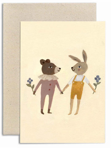 Gemma Koomen | Greeting Card | Bear and Bunny