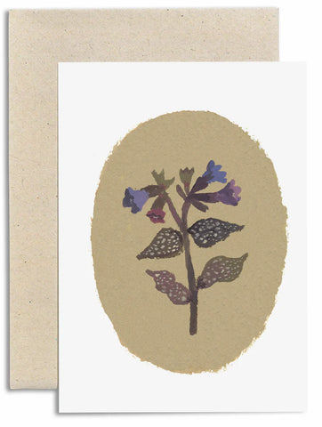 Gemma Koomen | Greeting Card | Lungwort Card