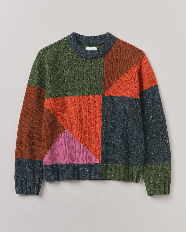 Toast | Donegal Kite crew sweater | Multicolour