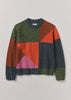 Toast | Donegal Kite crew sweater | Multicolour