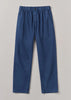 Toast | Cotton canvas drawstring trousers | Engineer blue