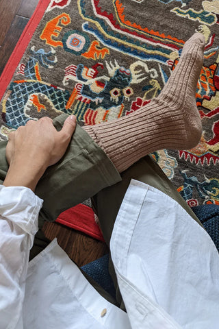 Le Bon Shoppe | Cottage socks | Toffee