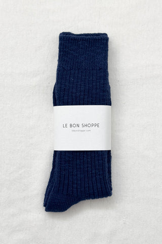 Le Bon Shoppe | Cottage socks | Navy