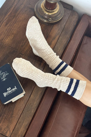 Le Bon Shoppe | Cottage Varsity | Oatmeal navy