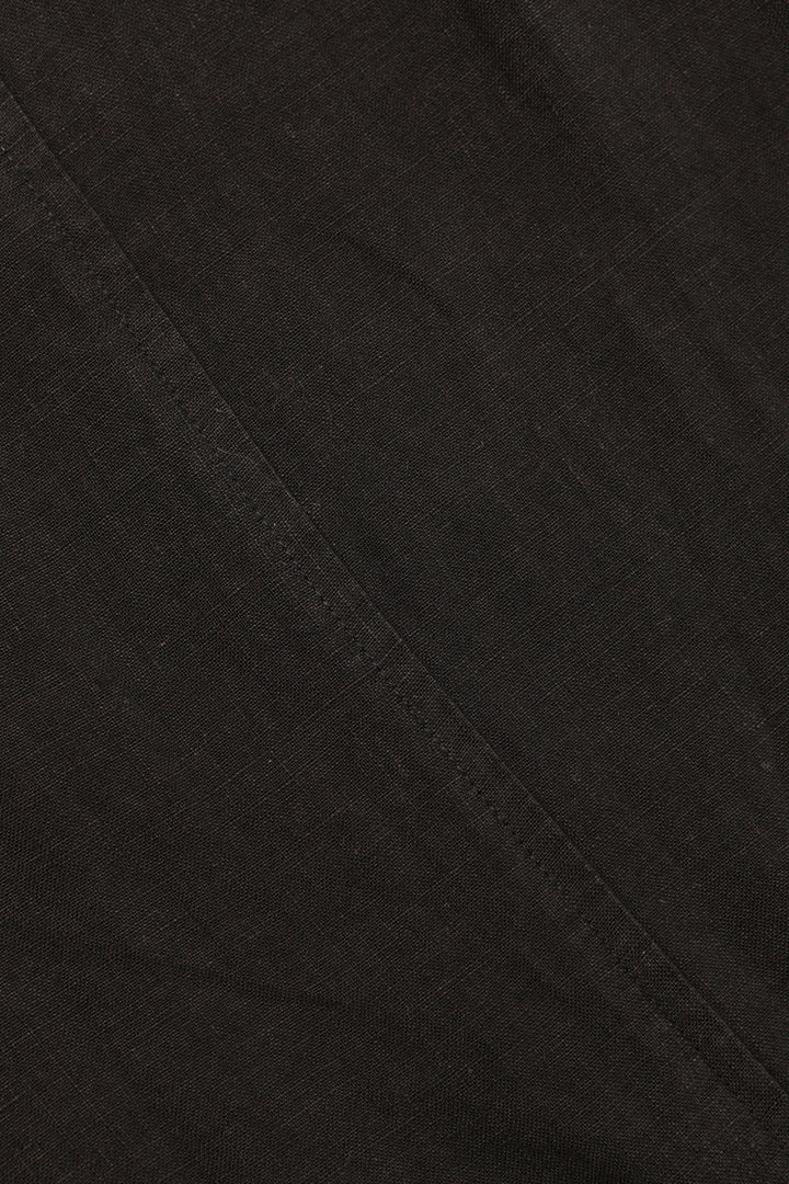 LF Markey | Basic Linen Trousers | Black