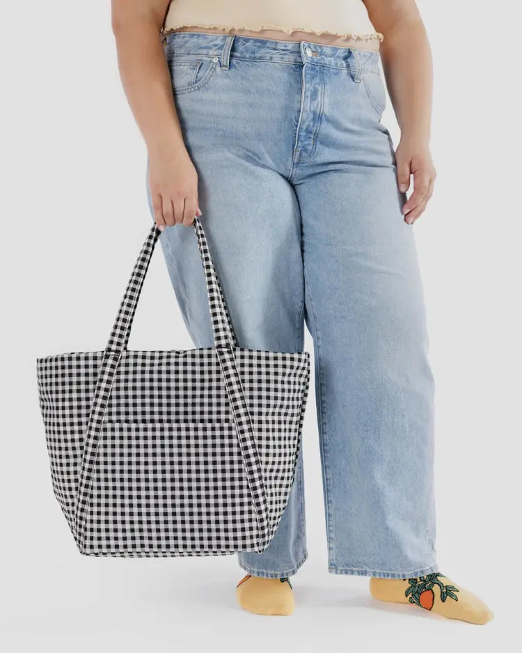 Baggu | Cloud Bag | Black & White Gingham