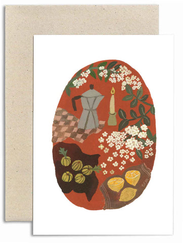 Gemma Koomen | Greeting Card | Elderflower and Lemons Card