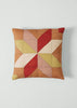 Toast | Tiled Star Patchwork cushion cover | Caramel Gooseberry