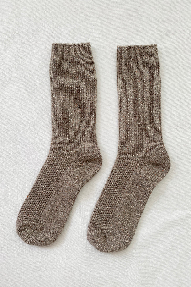 Le Bon Shoppe | Winter Sparkle Socks | Nutmeg