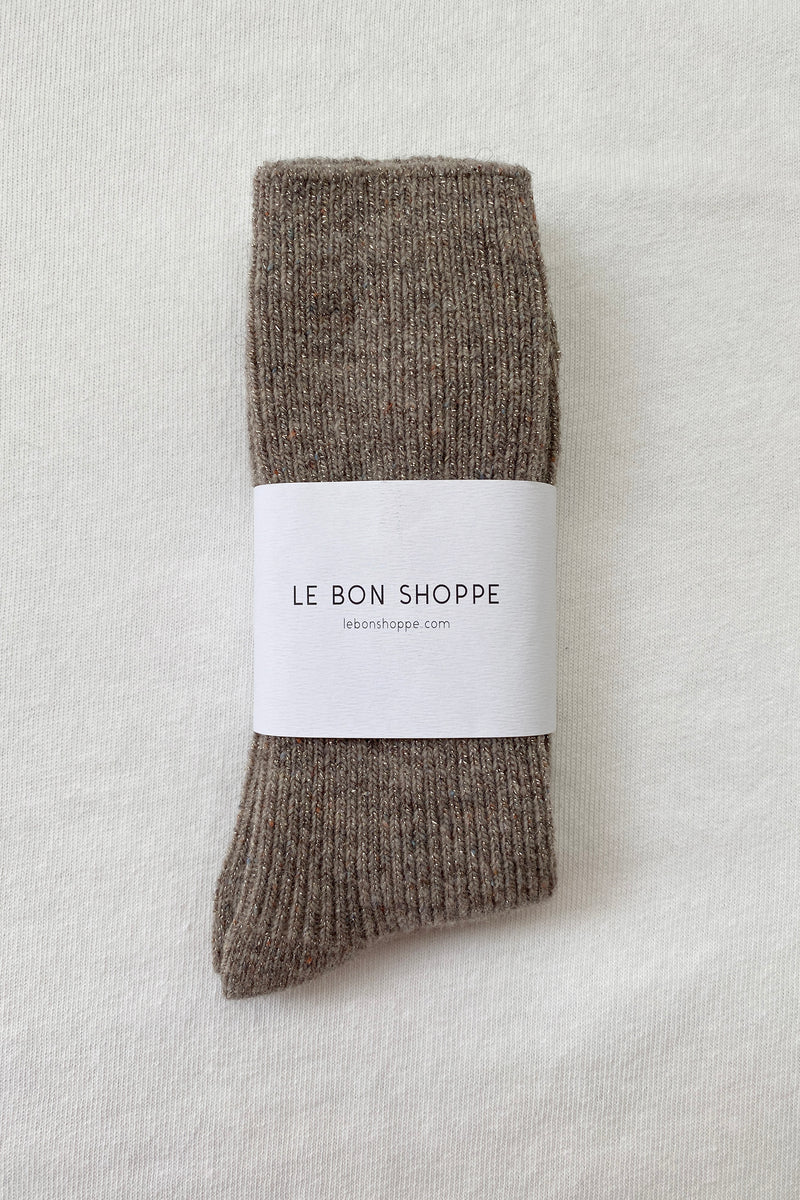 Le Bon Shoppe | Winter Sparkle Socks | Nutmeg
