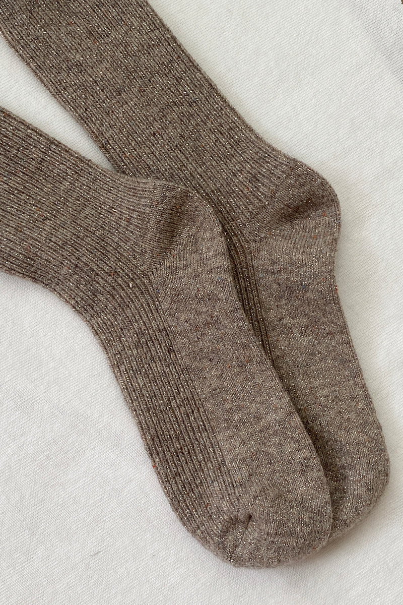 Le Bon Shoppe | Winter Sparkle Socks | Nutmeg