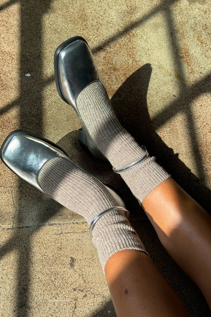 Le Bon Shoppe | Winter Sparkle Socks | Nutmeg