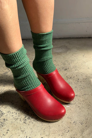 Le Bon Shoppe | Winter Sparkle Socks | Evergreen