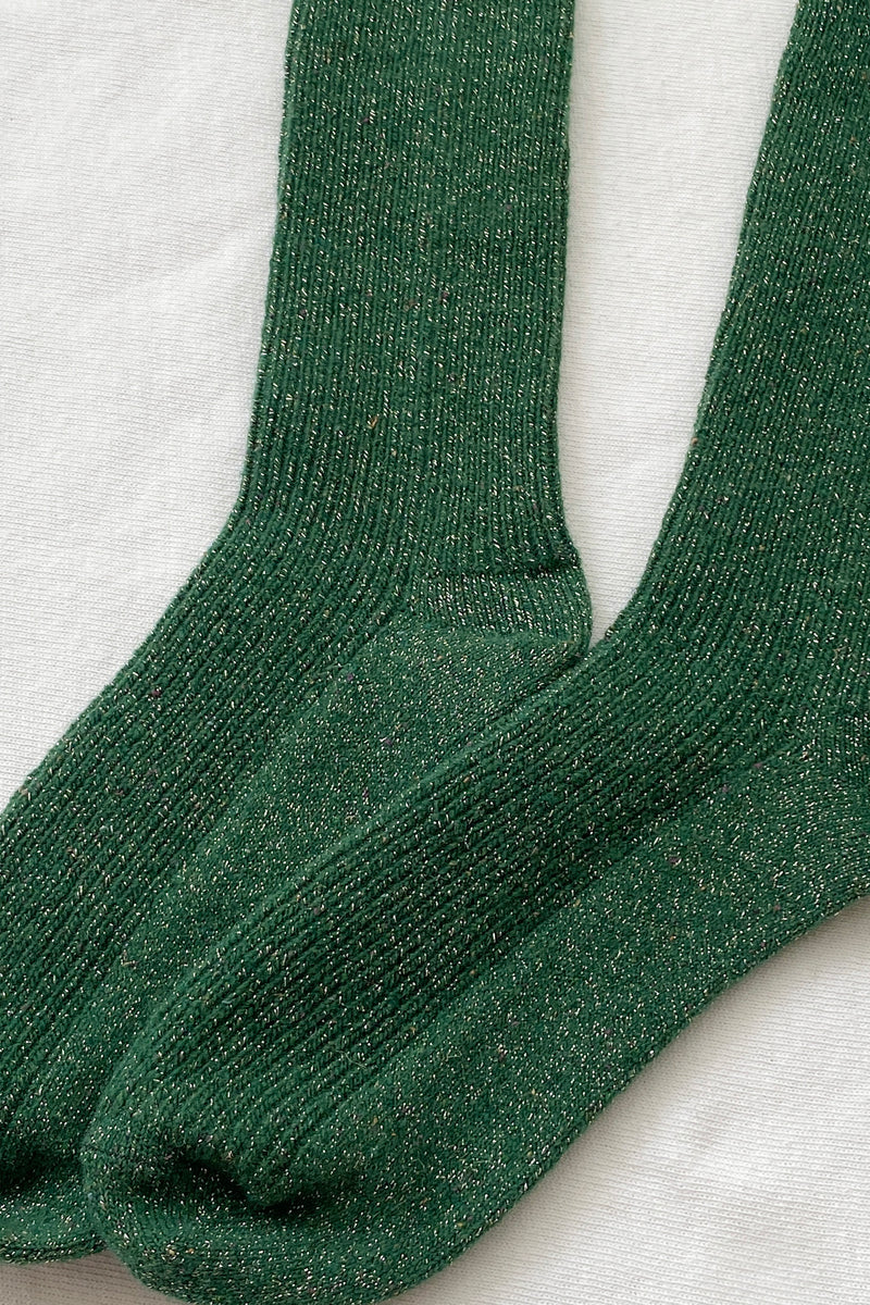 Le Bon Shoppe | Winter Sparkle Socks | Evergreen