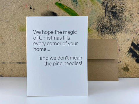 The Pear In Paper | Greeting Card - Christmas Magic