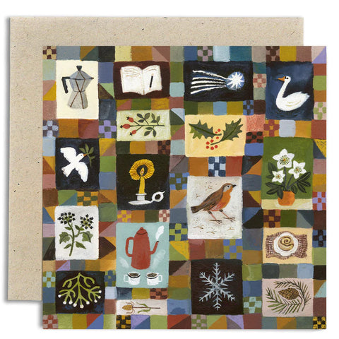 Gemma Koomen | Greeting Card | Winter Patchwork Card