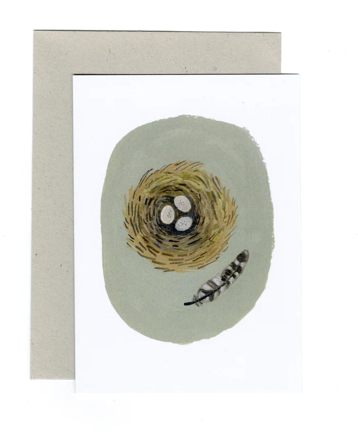 Gemma Koomen | Greeting Card | Feather and Nest