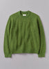 Toast | Fisherman Rib cotton wool sweater | Lawn Green