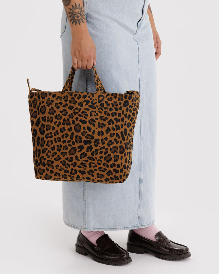 Baggu | Horizontal Zip Duck Bag | Leopard