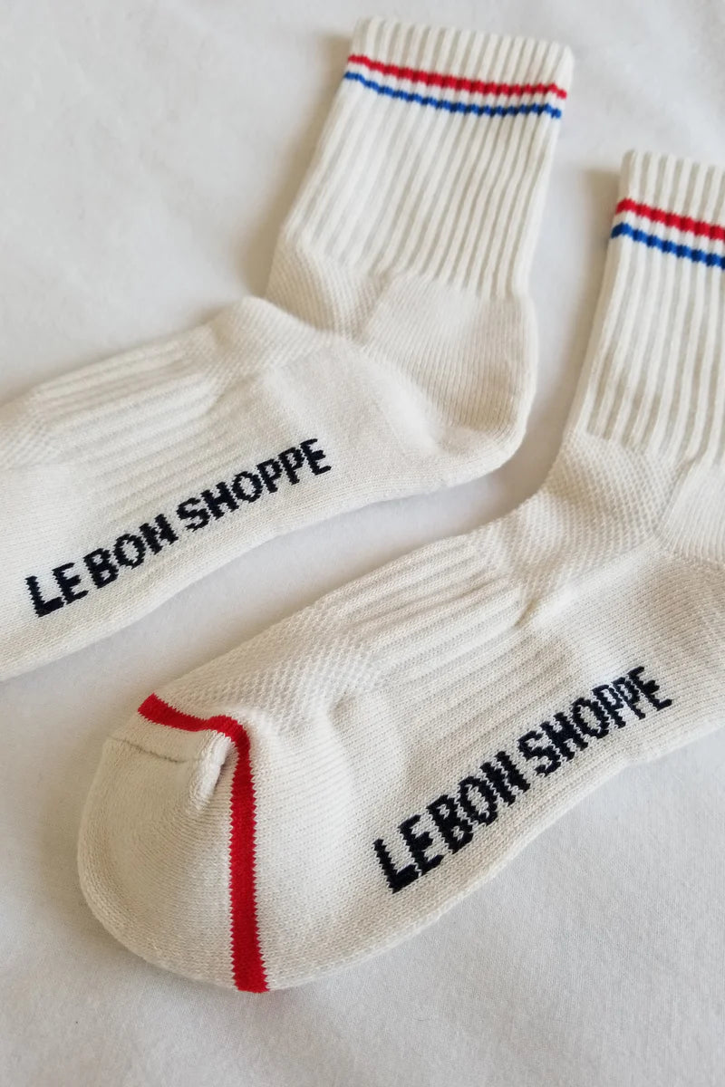 Le Bon Shoppe | Boyfriend Sock | Milk