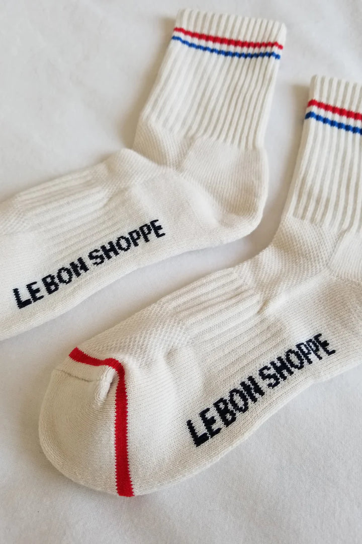 Le Bon Shoppe | Boyfriend Sock | Milk