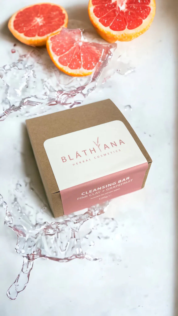 Bláthana. | Cleansing Bar | Pink Clay & Grapefruit