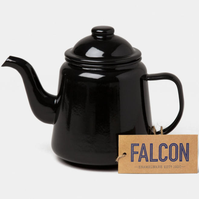 Falcon | Enamel Teapot | Coal Black