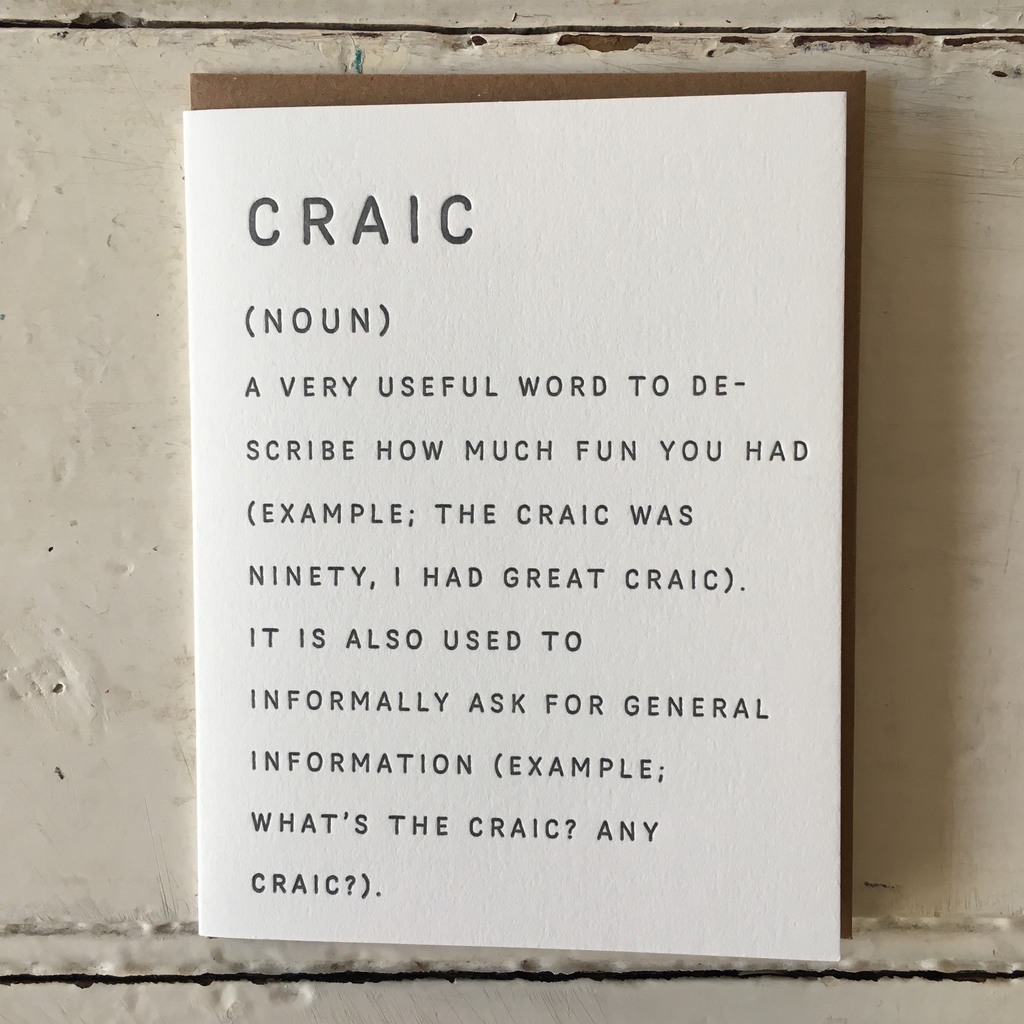 The Pear In Paper | Greeting Card - Craic
