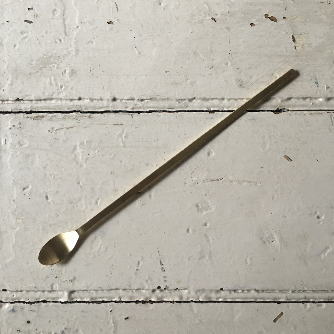 Fog Linen | Brass Muddler Spoon