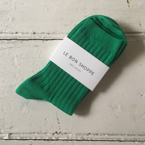 Le Bon Shoppe | Her Socks - Kelly Green
