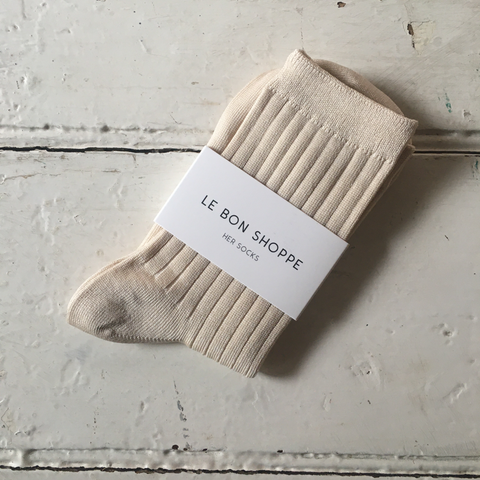 Le Bon Shoppe | Her Socks - Porcelain