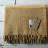 Molloy & Sons | Basket Weave Tweed Blanket - Yellow