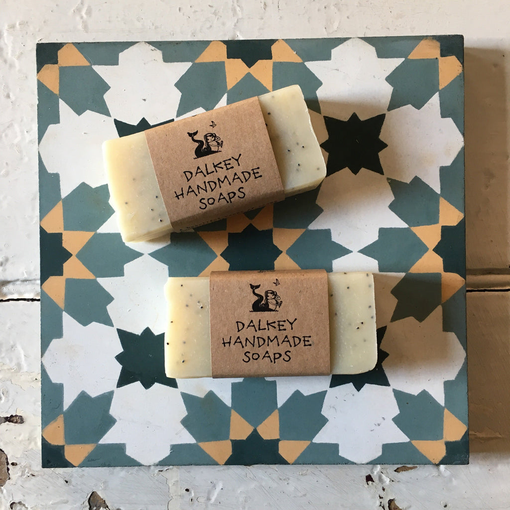Dalkey Handmade Soap | Peppermint & Poppyseed Soap Bar