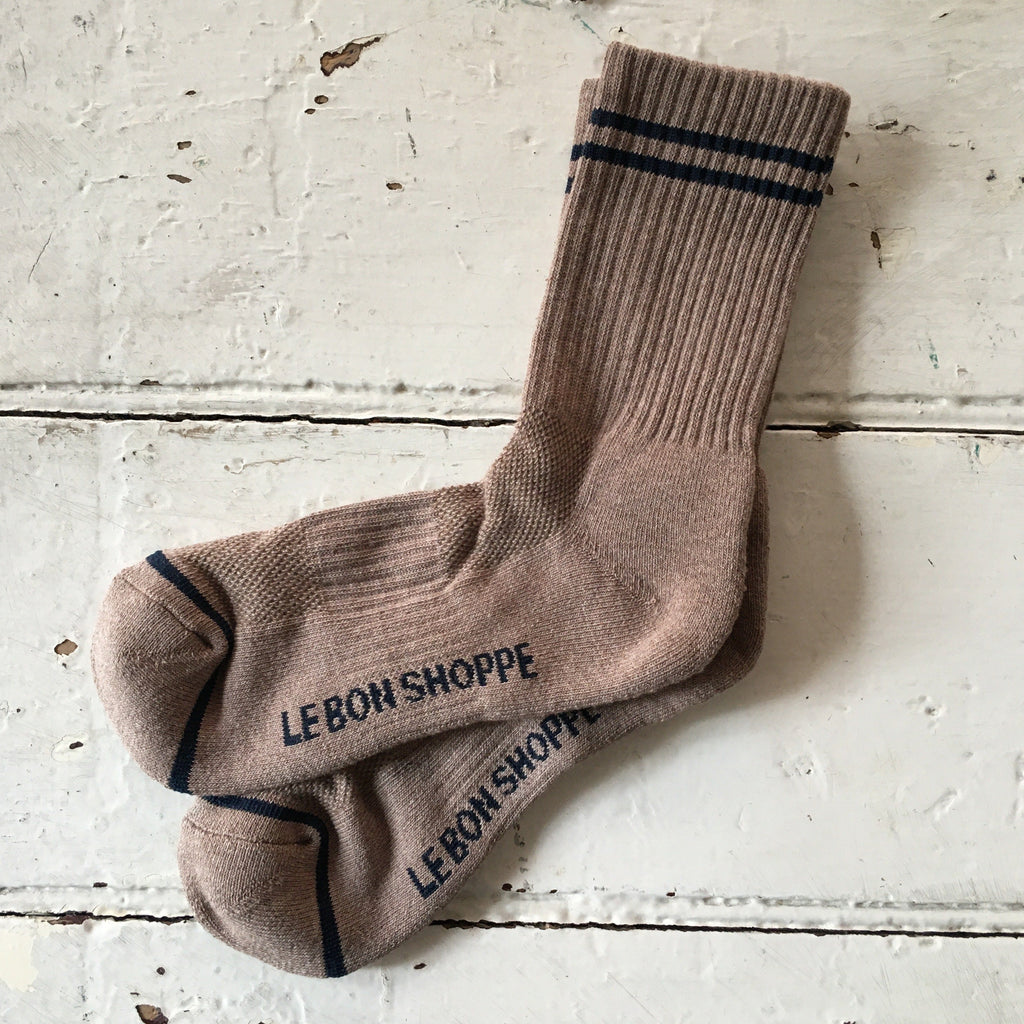 Le Bon Shoppe | Boyfriend Socks | Cocoa
