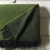 McNutt | Luxury Collection Pure Wool Blanket - Meadow Green Reversible