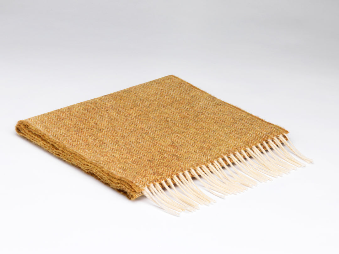 McNutt | Unisex Lambswool Scarf | Mead Herringbone