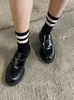 Le Bon Shoppe | Her Varsity Socks | Black