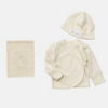 Fog Linen | Organic Cotton Baby Cap & Cardigan