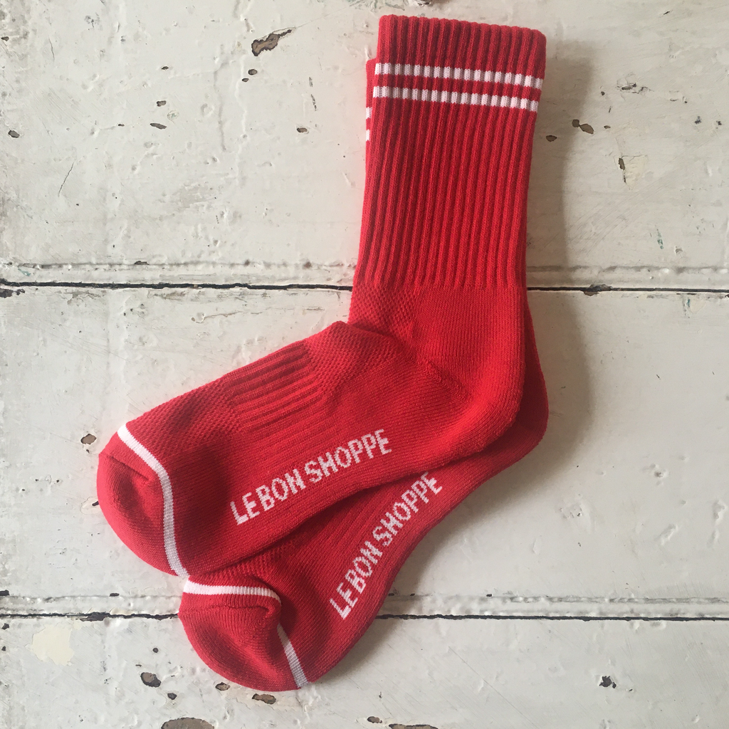 Le Bon Shoppe | Boyfriend Socks - Red