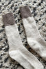 Le Bon Shoppe | Block Cottage Socks | Oatmeal Flax