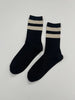 Le Bon Shoppe | Her Varsity Socks | Black