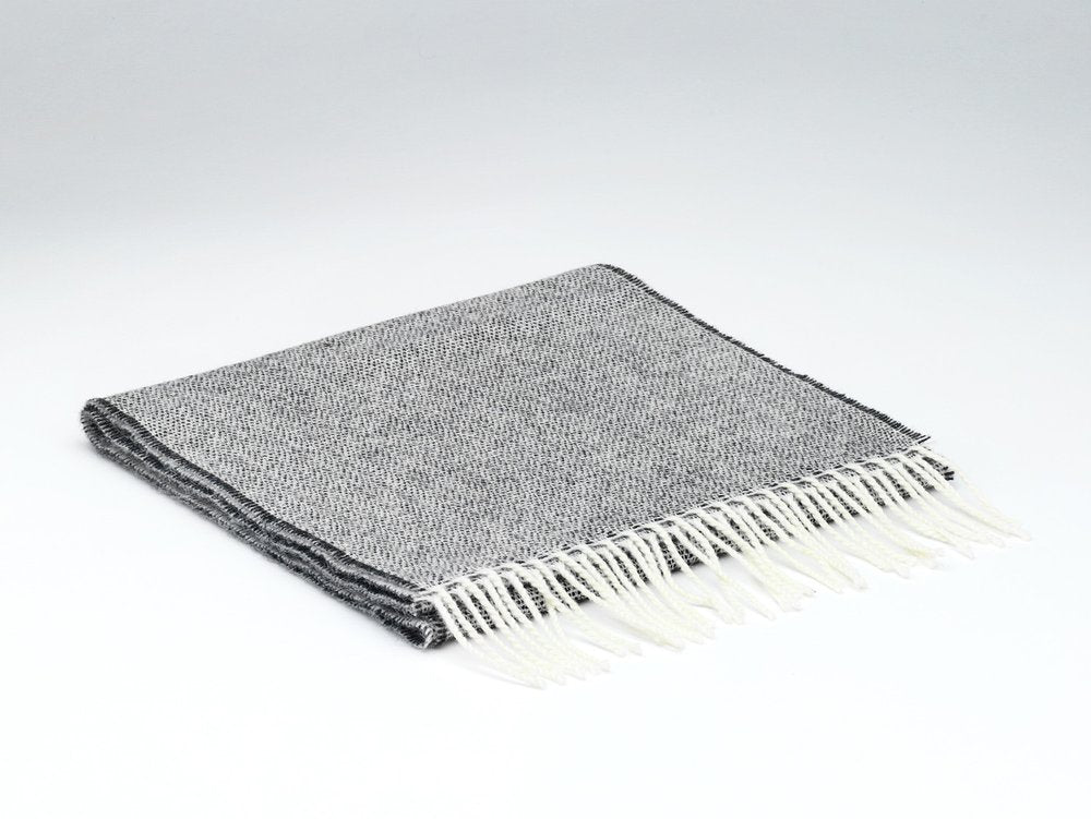 McNutt | Unisex Lambswool Scarf - Spotted Stone