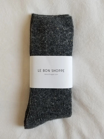 Le Bon Shoppe | Snow Socks | Charcoal