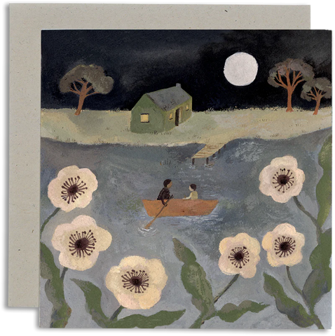 Gemma Koomen | Greeting Card | Moonlight Lake