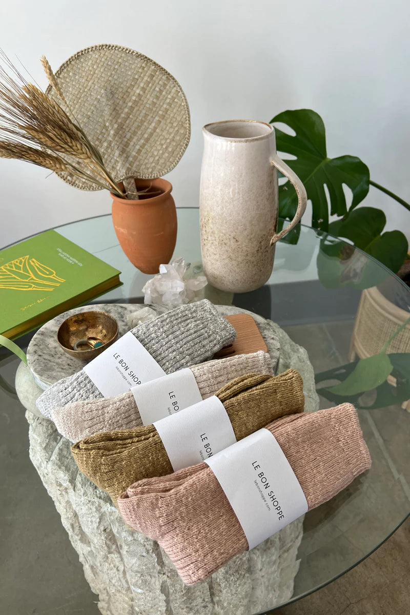 Le Bon Shoppe | Cottage socks | Oatmeal
