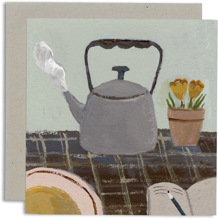 Gemma Koomen | Greeting Card | Crocuses on the Table